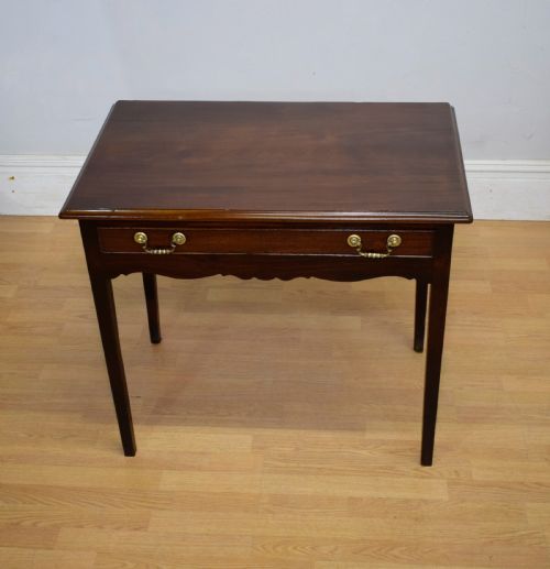 GEORGIAN MAHOGANY LOWBOY - ADDITIONAL PHOTO 4