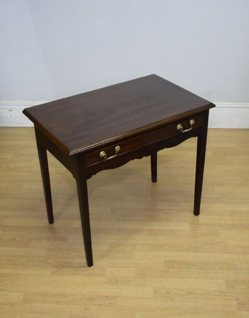 GEORGIAN MAHOGANY LOWBOY - ADDITIONAL PHOTO 5