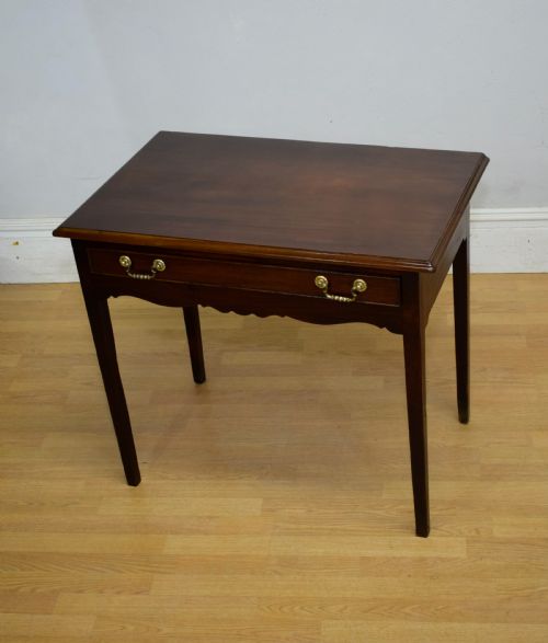 GEORGIAN MAHOGANY LOWBOY - ADDITIONAL PHOTO 8