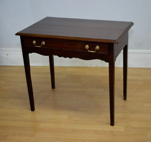 GEORGIAN MAHOGANY LOWBOY - ADDITIONAL PHOTO 11