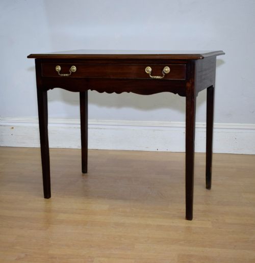 GEORGIAN MAHOGANY LOWBOY - ADDITIONAL PHOTO 12