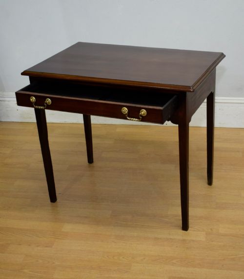 GEORGIAN MAHOGANY LOWBOY - ADDITIONAL PHOTO 14