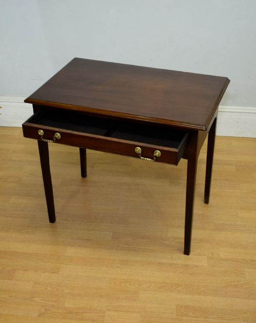 GEORGIAN MAHOGANY LOWBOY - ADDITIONAL PHOTO 15