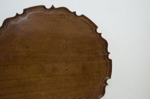 GEORGIAN PERIOD OAK TRIPOD TABLE - ADDITIONAL PHOTO 7
