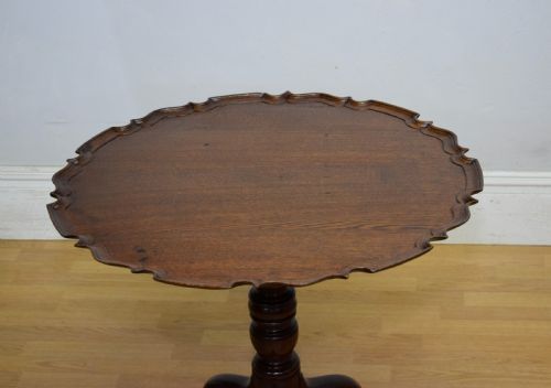 GEORGIAN PERIOD OAK TRIPOD TABLE - ADDITIONAL PHOTO 10