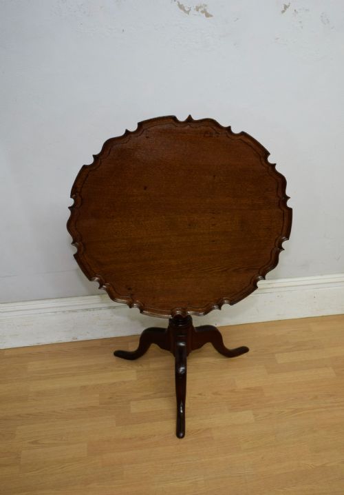 GEORGIAN PERIOD OAK TRIPOD TABLE - ADDITIONAL PHOTO 16