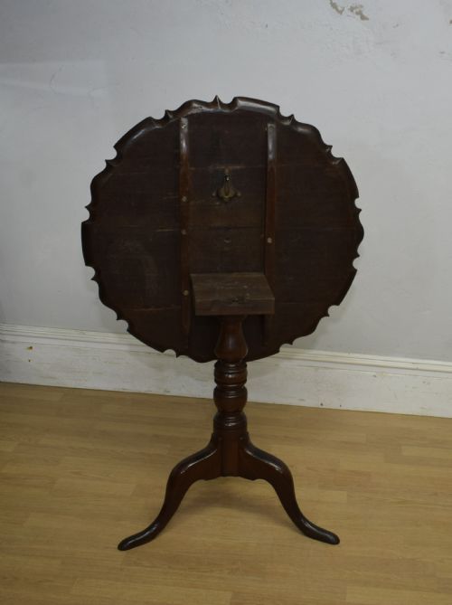 GEORGIAN PERIOD OAK TRIPOD TABLE - ADDITIONAL PHOTO 17