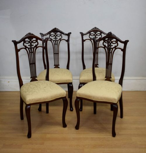 VICTORIAN HIGH BACK DINING CHAIRS - ADDITIONAL PHOTO 2