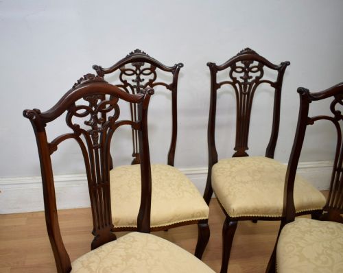 VICTORIAN HIGH BACK DINING CHAIRS - ADDITIONAL PHOTO 7