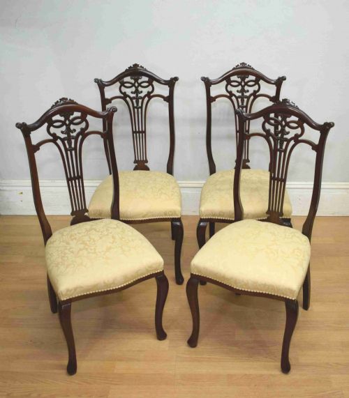 victorian high back dining chairs - CATEGORY: ANTIQUE CHAIRS - DATED VICTORIAN