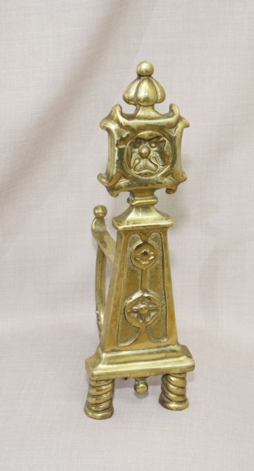 PAIR OF EARLY 20TH CENTURY FIRE DOGS - ADDITIONAL PHOTO 5