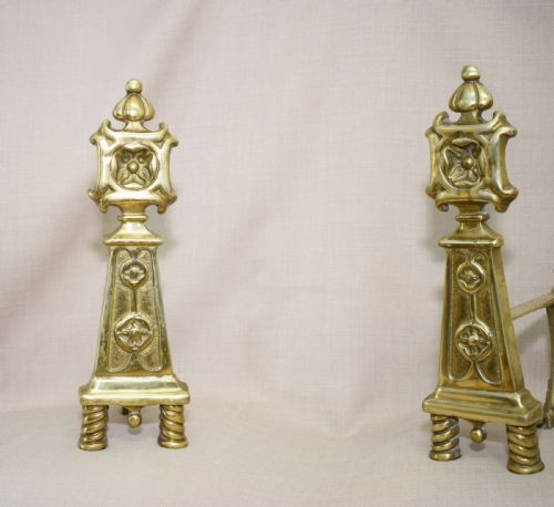 PAIR OF EARLY 20TH CENTURY FIRE DOGS - ADDITIONAL PHOTO 7