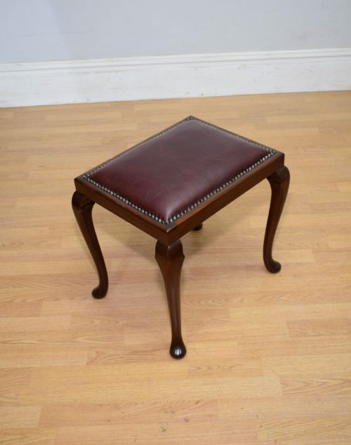EARLY 20TH CENTURY MAHOGANY STOOL - ADDITIONAL PHOTO 1