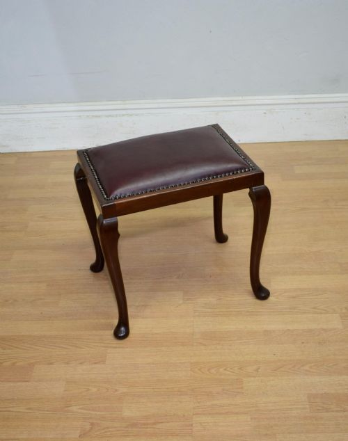 EARLY 20TH CENTURY MAHOGANY STOOL - ADDITIONAL PHOTO 2