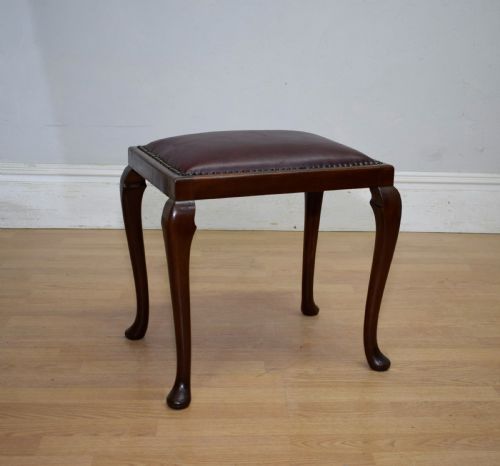 EARLY 20TH CENTURY MAHOGANY STOOL - ADDITIONAL PHOTO 3