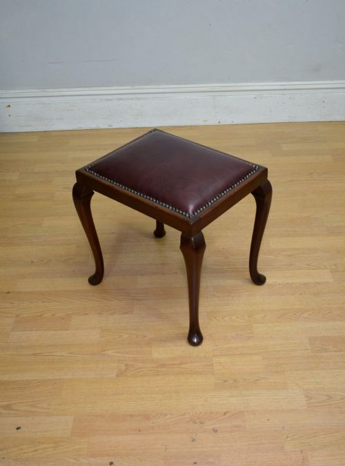 EARLY 20TH CENTURY MAHOGANY STOOL - ADDITIONAL PHOTO 9