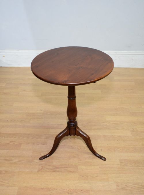 georgian period walnut tripod table - CATEGORY: ANTIQUE TABLES - DATED GEORGIAN
