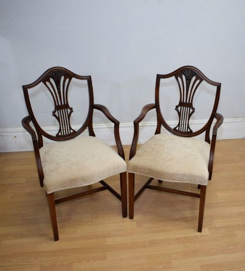 pair of early 20th century elbow chairs - CATEGORY: ANTIQUE CHAIRS - DATED 1920