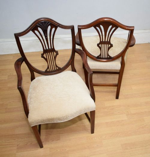 PAIR OF EARLY 20TH CENTURY ELBOW CHAIRS - ADDITIONAL PHOTO 4