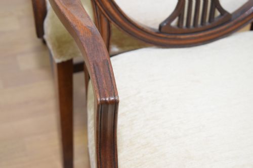 PAIR OF EARLY 20TH CENTURY ELBOW CHAIRS - ADDITIONAL PHOTO 12