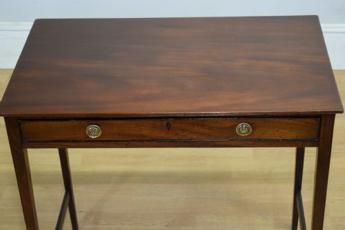 REGENCY MAHOGANY SIDE TABLE - ADDITIONAL PHOTO 12