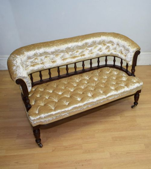 VICTORIAN COUCH SOFA SETTEE - ADDITIONAL PHOTO 7