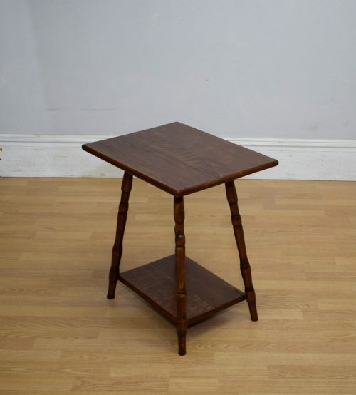 OAK ARTS CRAFTS TABLE - ADDITIONAL PHOTO 1