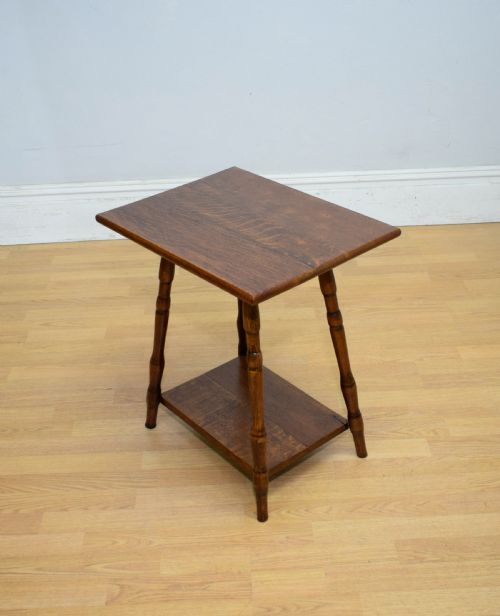 OAK ARTS CRAFTS TABLE - ADDITIONAL PHOTO 4
