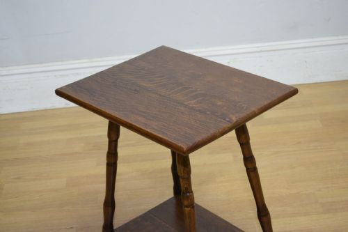 OAK ARTS CRAFTS TABLE - ADDITIONAL PHOTO 5