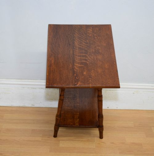 OAK ARTS CRAFTS TABLE - ADDITIONAL PHOTO 9