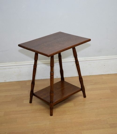 OAK ARTS CRAFTS TABLE - ADDITIONAL PHOTO 11