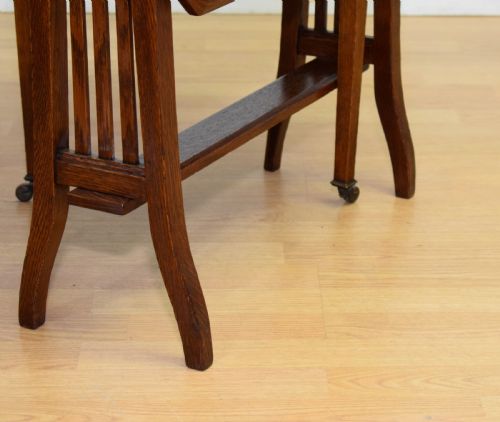 EDWARDIAN OAK SUTHERLAND TABLE - ADDITIONAL PHOTO 7