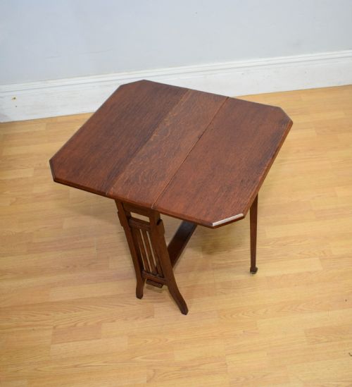 EDWARDIAN OAK SUTHERLAND TABLE - ADDITIONAL PHOTO 9