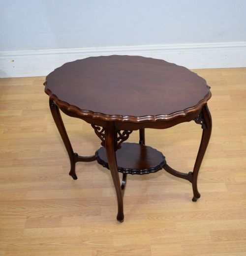 VICTORIAN CENTRE TABLE IN MAHOGANY - ADDITIONAL PHOTO 1