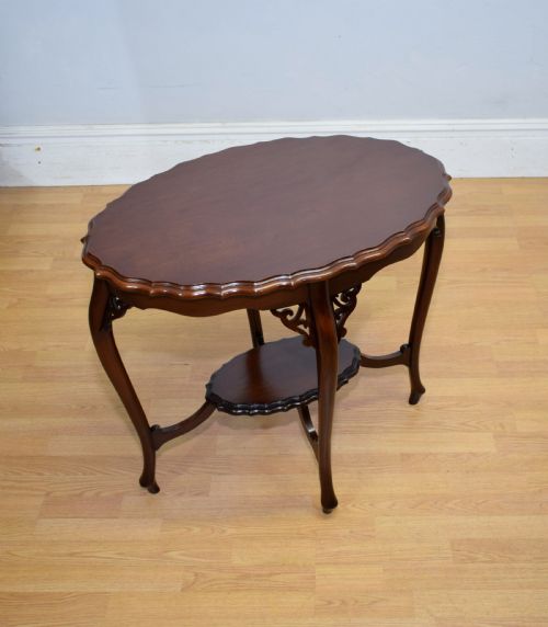 VICTORIAN CENTRE TABLE IN MAHOGANY - ADDITIONAL PHOTO 4