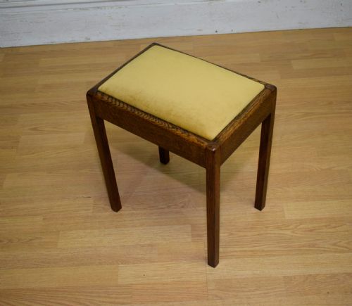 early 20th century dressing table stool - CATEGORY: ANTIQUE STOOLS - DATED 1920