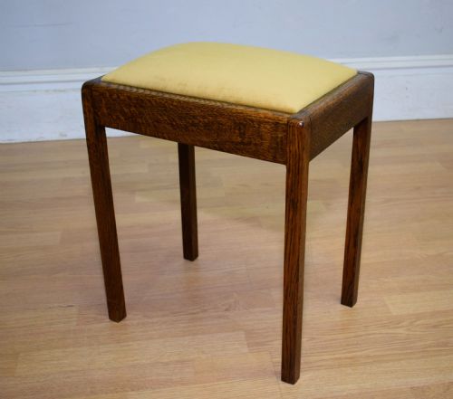 EARLY 20TH CENTURY DRESSING TABLE STOOL - ADDITIONAL PHOTO 4