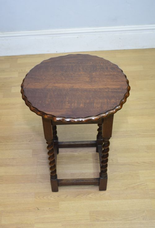 EARLY 20TH CENTURY OAK OCCASIONAL TABLE - ADDITIONAL PHOTO 7
