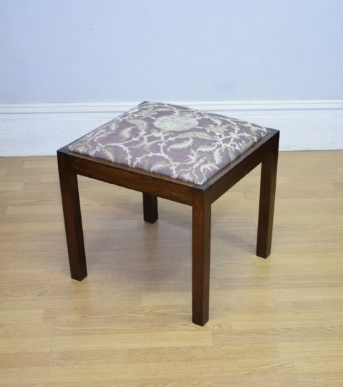 EARLY 20TH CENTURY MAHOGANY STOOL - ADDITIONAL PHOTO 4