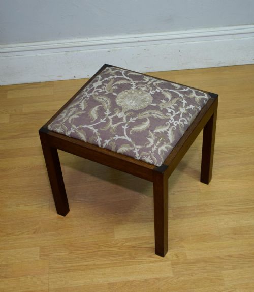 EARLY 20TH CENTURY MAHOGANY STOOL - ADDITIONAL PHOTO 6