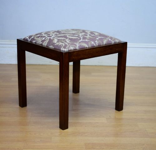 EARLY 20TH CENTURY MAHOGANY STOOL - ADDITIONAL PHOTO 8