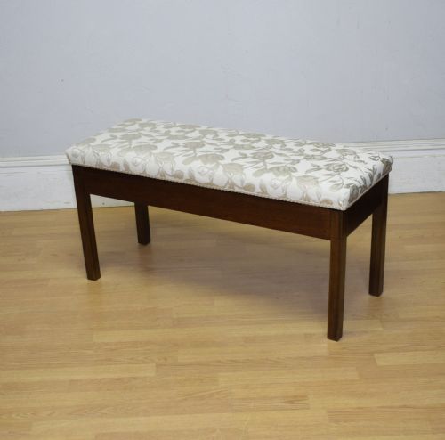 EARLY 20TH CENTURY DUET STOOL - ADDITIONAL PHOTO 5