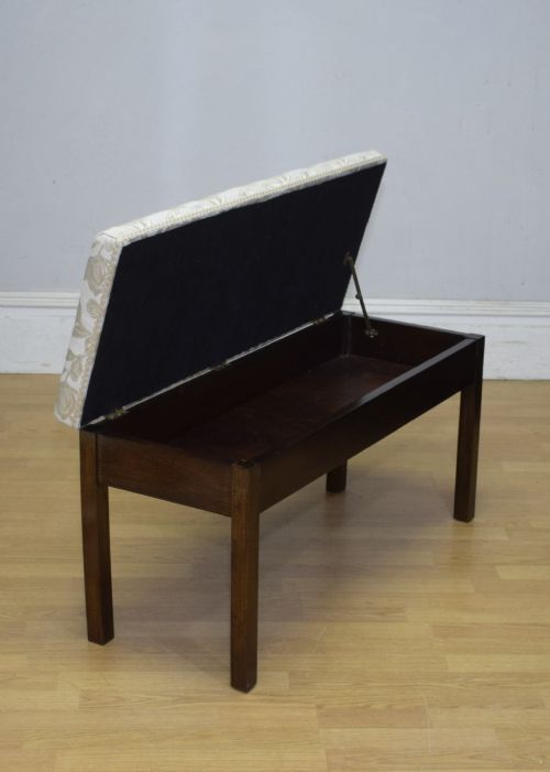 EARLY 20TH CENTURY DUET STOOL - ADDITIONAL PHOTO 8