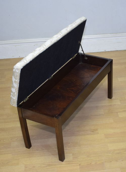 EARLY 20TH CENTURY DUET STOOL - ADDITIONAL PHOTO 10