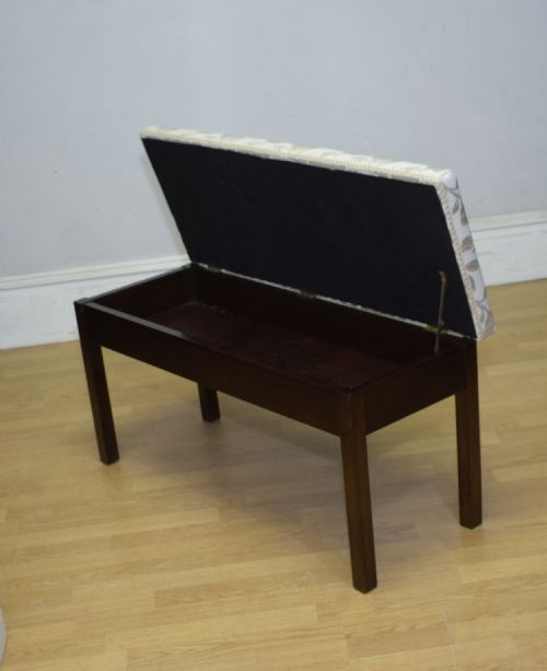 EARLY 20TH CENTURY DUET STOOL - ADDITIONAL PHOTO 11