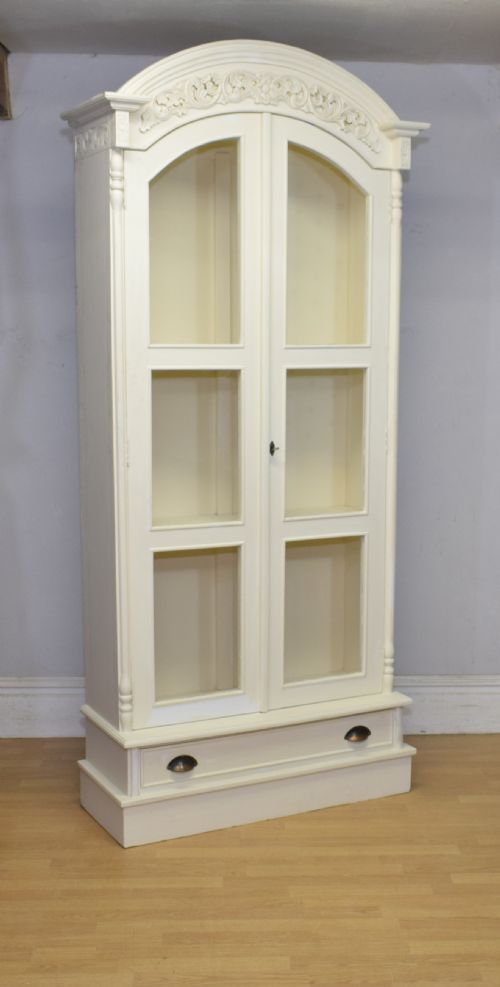 EARLY 20TH CENTURY ARMOIRE STYLE FRENCH CABINET - ADDITIONAL PHOTO 1