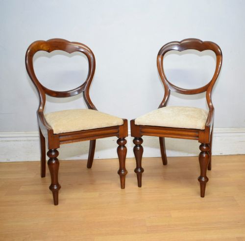 3 REGENCY CROWN BACK DINING CHAIRS - ADDITIONAL PHOTO 8