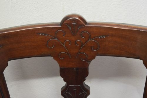 6 VICTORIAN MAHOGANY DINING CHAIRS - ADDITIONAL PHOTO 24