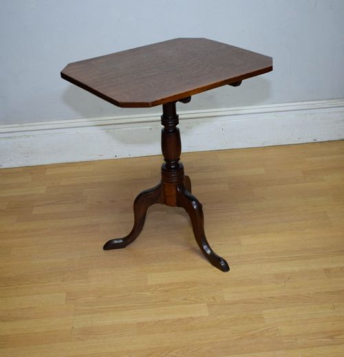 GEORGIAN PERIOD OAK TRIPOD TABLE - ADDITIONAL PHOTO 8