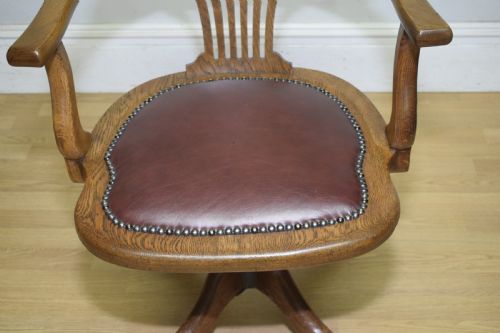 VICTORIAN SWIVEL DESK OFFICE CHAIR - ADDITIONAL PHOTO 6